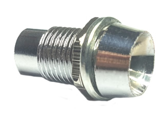 5mm LED Metal Bezel Holder - Chrome Plated - Click Image to Close